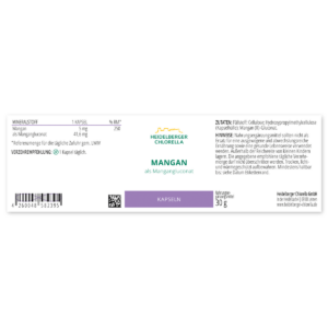 HEIDELBERGER CHLORELLA Mangan als Mangangluconat – Bild 2