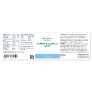 HEIDELBERGER CHLORELLA Vitamin B Komplex aktiv – Bild 2